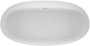 Jacuzzi Amalia 67" Free Standing Acrylic Soaking Tub with Center Drain, Pop-Up Drain Assembly and Overflow in White 