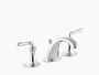 Kohler Devonshire®Widespread bathroom sink faucet in Polished Chrome