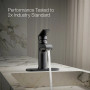 Kohler Hint™single-handle bathroom sink faucet with escutcheon in Matte Black