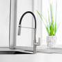Riobel Mythic Kitchen Faucet with Spray Stainless Steel