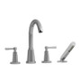 Riobel Pallace 4-Piece Deck-mount Tub Filler With Hand Shower Chrome Finish