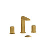 Riobel Parabola 8" Lavatory Faucet Brushed Gold