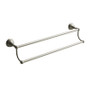 Riobel Retro 60 cm (24") Double Towel Bar Brushed Nickel - RT6BN