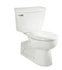 American Standard: Yorkville Two-Piece Pressure Assist 1.1 gpf/4.2 Lpf Back Outlet Elongated EverClean® Toilet