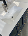 Royal Luxe 40 inch Navy Blue Bathroom Vanity