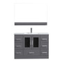 Royal Pompano 55  inch Gray Bathroom Vanity