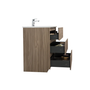 Royal Edison Maple Grey 36" Wall Mounted Bathroom Vanity