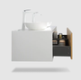 Royal Freda Wall Mounted Bathroom Vanity with Quartz Top & Ceramic Sink 