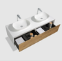 Royal Freda Wall Mounted Bathroom Vanity with Quartz Top & Ceramic Sink 