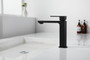 Royal Kali Single-Hole Mid Tall Faucet in Matte Black