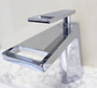Royal Cube Chrome Single-Handle Lavatory Faucet