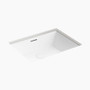 Kohler Brazn™ 21-1/4"W  x 16 3/8" D  rectangular under-mount bathroom sink K-21058-0