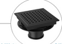 Tido 4 x4  Square Shower Drain Matte Black