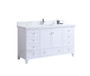 Royal Keyes 72 inch White Single Sink Bathroom Vanity