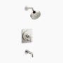 KOHLER  Castia™ by Studio McGee Rite-Temp® bath and shower trim kit, 2.5 gpm - Vibrant Polished Nickel