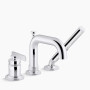 KOHLER  Castia™ by Studio McGee Deck-mount bath faucet with handshower 1.75 gpm - Polished Chrome