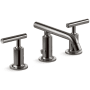 Kohler Purist 1.2 GPM Widespread Bathroom Faucet with Pop-Up Drain Assembly  - Vibrant Titanium 