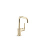 Kohler Purist 1.8 GPM Single Hole Bar Sink Faucet - Vibrant French Gold