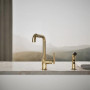 Kohler Purist 1.5 GPM Widespread Kitchen Faucet - Includes Side Spray - Vibrant French Gold