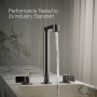 KOHLER Components® Bathroom sink faucet spout with Row design, 1.2 gpm - Vibrant Titanium