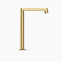 KOHLER Components® Bathroom sink faucet spout with Row design, 1.2 gpm - Vibrant Brushed Moderne Brass