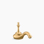 KOHLER Artifacts® with Tea design Bathroom sink faucet spout with Tea design, 1.2 gpm - Vibrant Brushed Moderne Brass