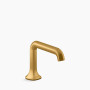 KOHLER Occasion® Bathroom sink faucet spout with Straight design, 1.2 gpm - Vibrant Brushed Moderne Brass