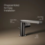 KOHLER Composed® Single-handle bathroom sink faucet with Cylindrical handle, 1.2 gpm - Vibrant Titanium