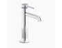 KOHLER Occasion® Tall single-handle bathroom sink faucet, 1.0 gpm - Polished Chrome