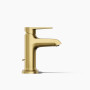 KOHLER Hint® Single-handle bathroom sink faucet, 1.2 gpm - Vibrant Brushed Moderne Brass