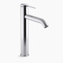 KOHLER Components® Tall single-handle bathroom sink faucet, 1.2 gpm - Polished Chrome