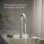 KOHLER Components® Bathroom sink faucet spout with Tube design, 1.2 gpm - Vibrant Brushed Nickel