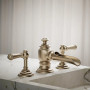 KOHLER Artifacts® with Flume design Bathroom sink faucet spout with Flume design, 1.2 gpm - Vibrant Brushed Bronze
