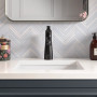 KOHLER Simplice® Single-handle bathroom sink faucet, 1.0 gpm - Matte Black
