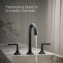 KOHLER Occasion® Bathroom sink faucet spout with Cane design, 1.2 gpm - Matte Black