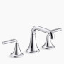 KOHLER Tone™ Widespread bathroom sink faucet, 1.2 gpm - Polished Chrome