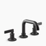 KOHLER Castia™ by Studio McGee Widespread bathroom sink faucet, 1.0 gpm - Matte Black