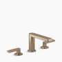 KOHLER Composed® Widespread bathroom sink faucet with Lever handles, 1.2 gpm - Vibrant Brushed Bronze