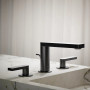 KOHLER Composed® Widespread bathroom sink faucet with Lever handles, 1.2 gpm - Matte Black