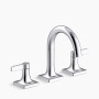 KOHLER Venza® Widespread bathroom sink faucet, 1.0 gpm - Polished Chrome