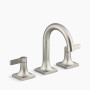 KOHLER Venza® Widespread bathroom sink faucet, 1.0 gpm - Vibrant Brushed Nickel