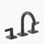 KOHLER Venza® Widespread bathroom sink faucet, 1.0 gpm - Matte Black