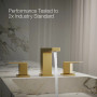 KOHLER Honesty® Widespread bathroom sink faucet, 1.2 gpm - Vibrant Brushed Moderne Brass