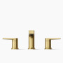 KOHLER Taut® Widespread bathroom sink faucet, 1.2 gpm - Vibrant Brushed Moderne Brass