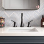 KOHLER Simplice® Widespread bathroom sink faucet, 1.0 gpm - Matte Black