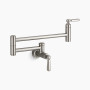 KOHLER Edalyn™ by Studio McGee Wall-mount pot filler 3.2 gpm - Vibrant Stainless