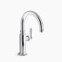 KOHLER Edalyn™ by Studio McGee Single-handle bar sink faucet 1.5 gpm - Polished Chrome