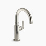 KOHLER Edalyn™ by Studio McGee Single-handle bar sink faucet 1.5 gpm - Vibrant Polished Nickel