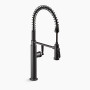 KOHLER Edalyn™ by Studio McGee Semi-professional kitchen sink faucet with two-function sprayhead 1.5 gpm - Matte Black