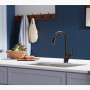 KOHLER Rival® Pull-down kitchen sink faucet with two-function sprayhead 1.5 gpm - Matte Black